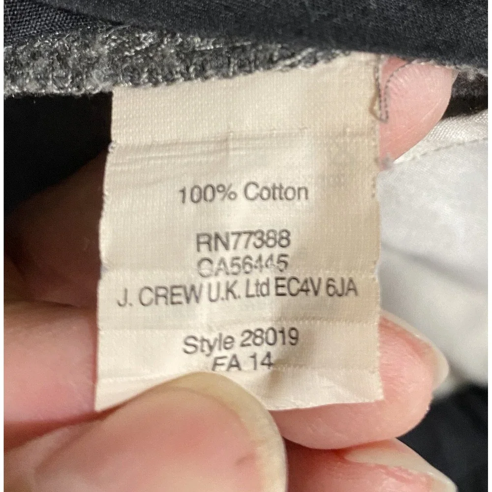 J Crew Bedford Pants Mens Gray Straight Leg Business Casual Workwear 33x32
